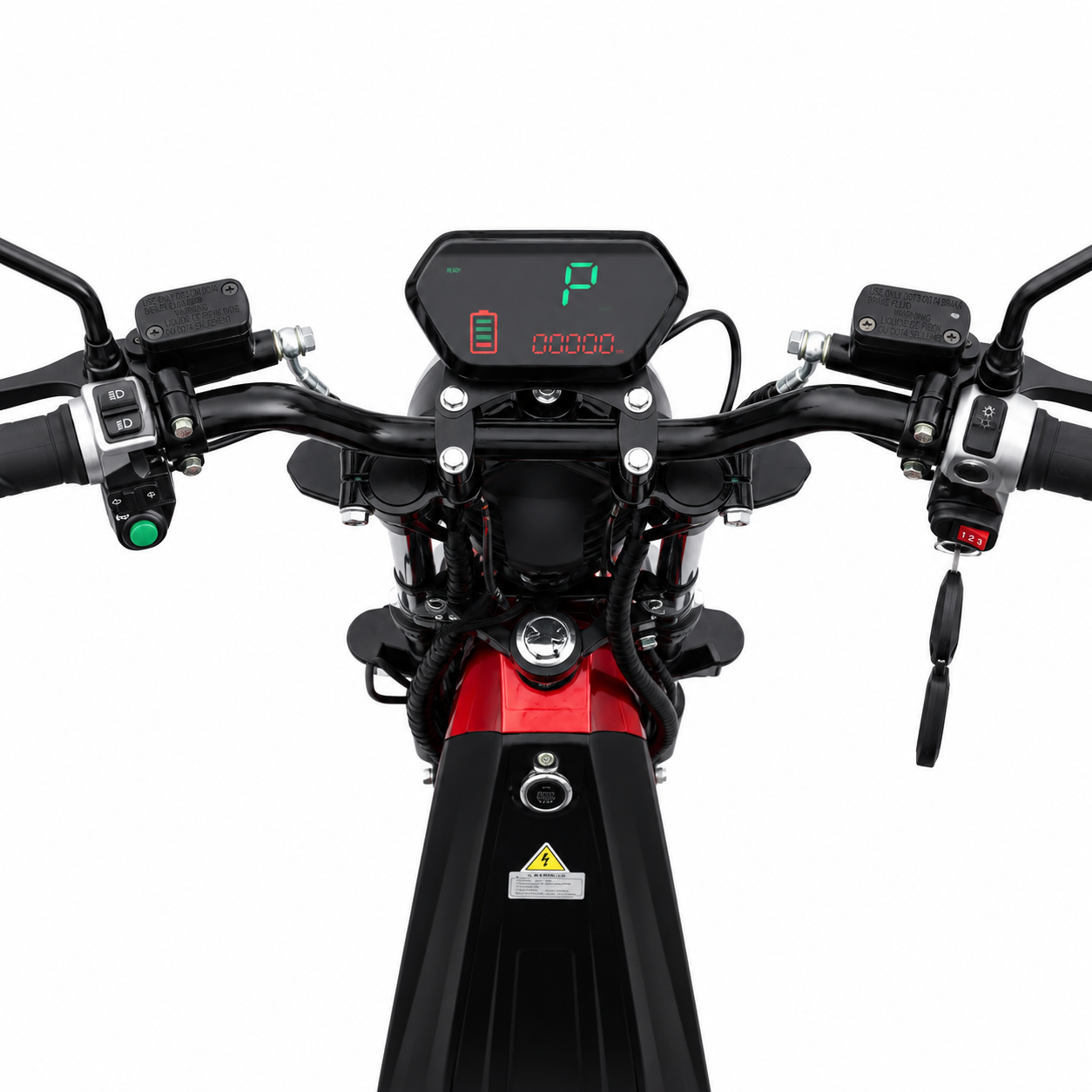 Elektrická koloběžka chopper Lera C2 2000W červená s COC listem