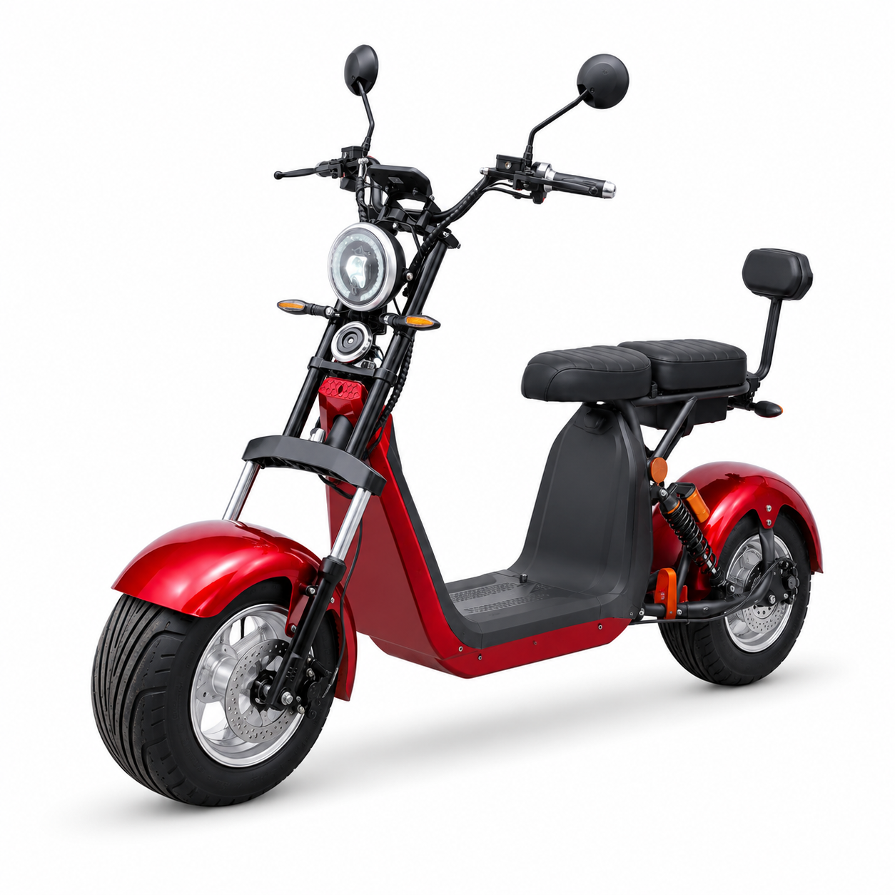 Elektrická koloběžka chopper Lera C2 2000W červená s COC listem