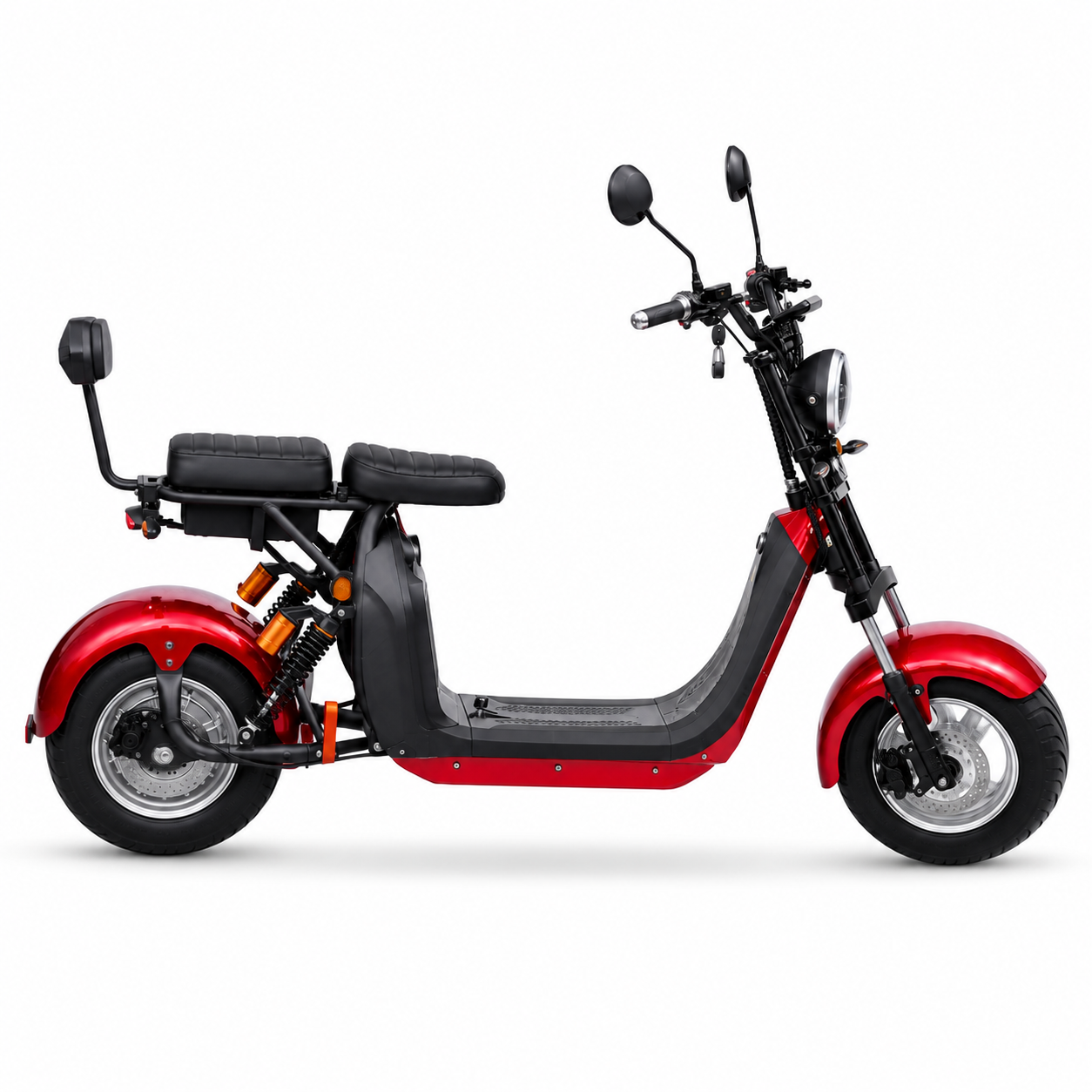 Elektrická koloběžka chopper Lera C2 2000W červená s COC listem