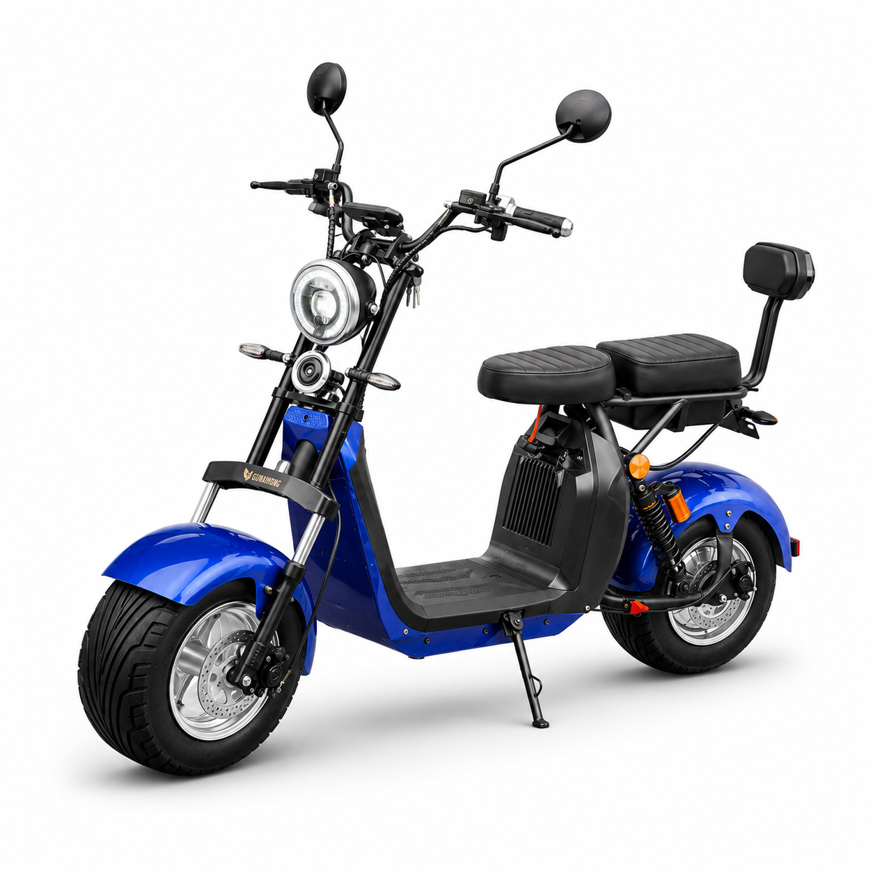 Elektrická koloběžka chopper Lera C2 2000W modrá s COC listem