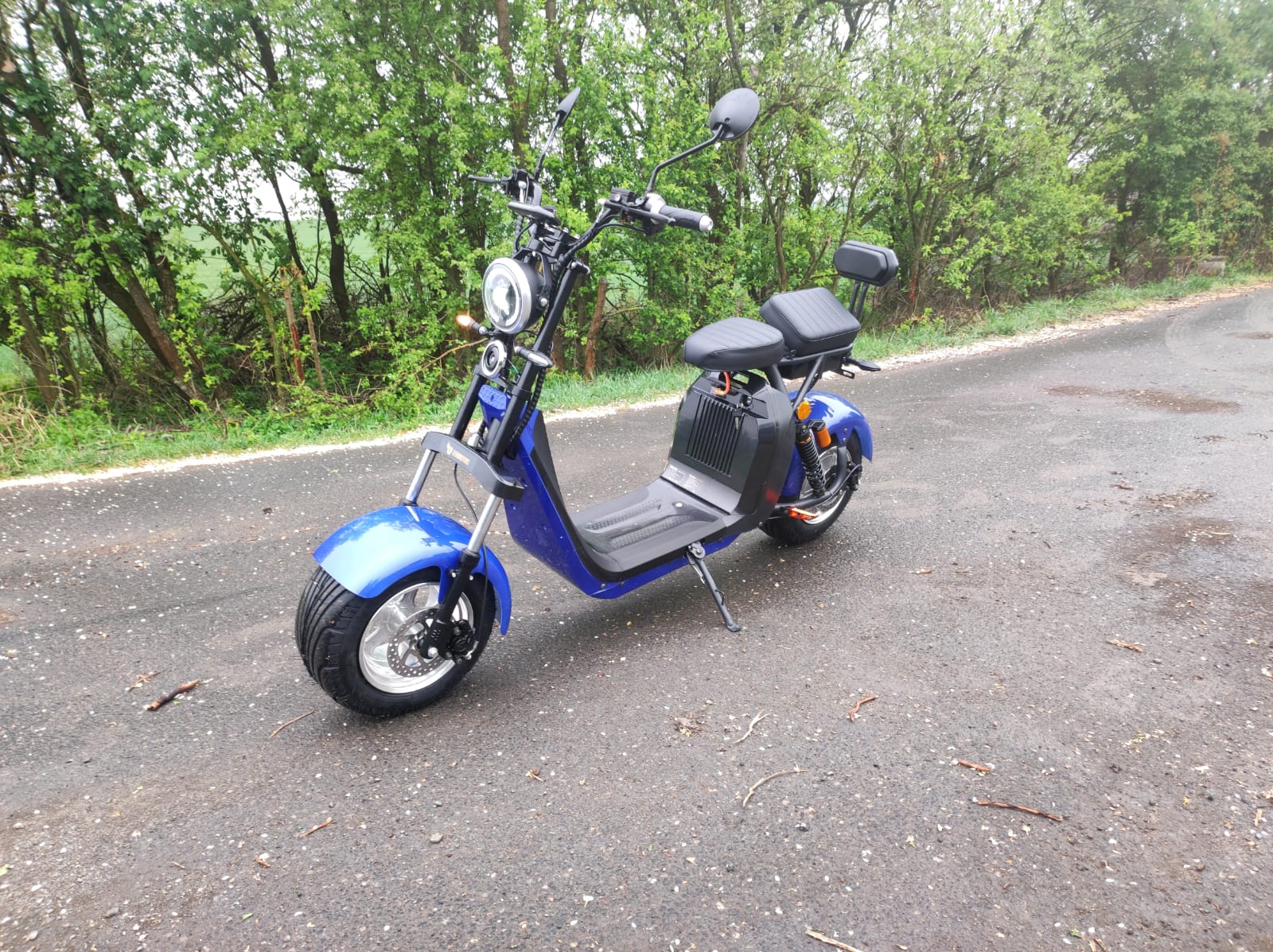 Elektrokoloběžka C2 2000W Modrá