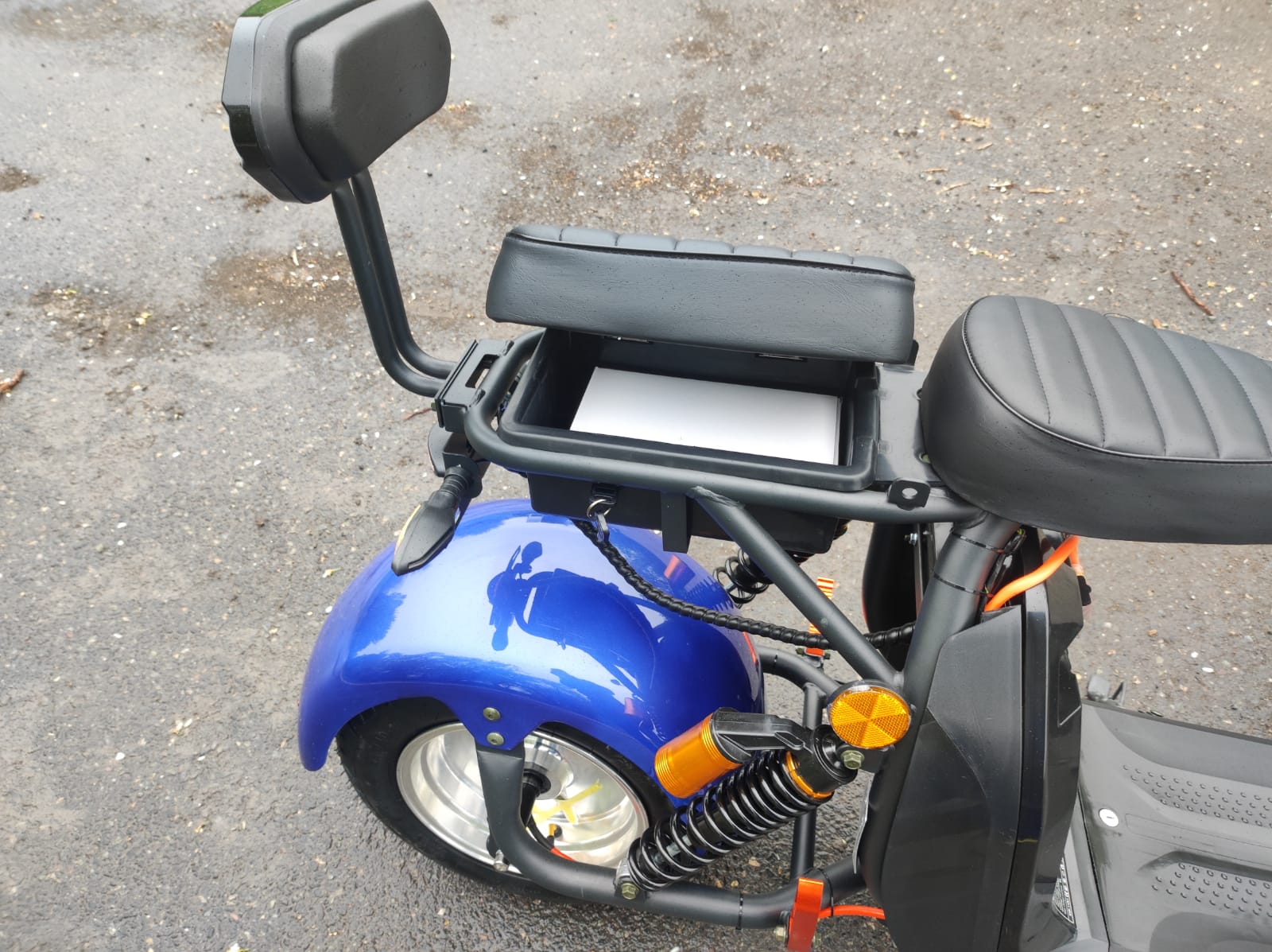 Elektrokoloběžka C2 2000W Zelená – detail 6